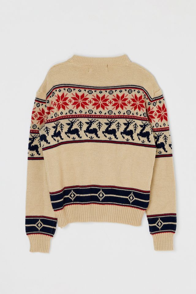 Vintage 1960s Fair Isle Sweater #1