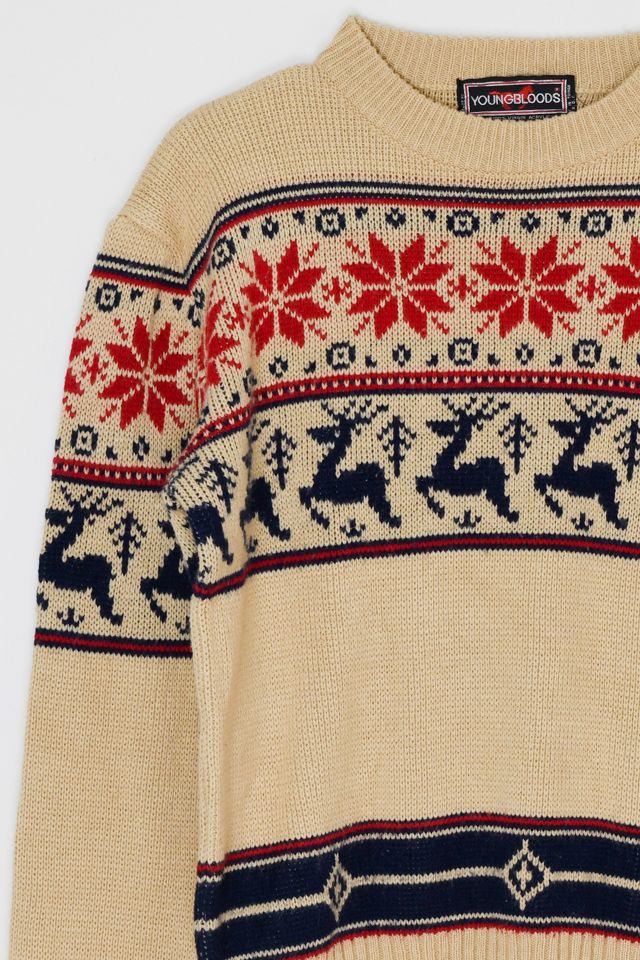 Vintage 1960s Fair Isle Sweater #2