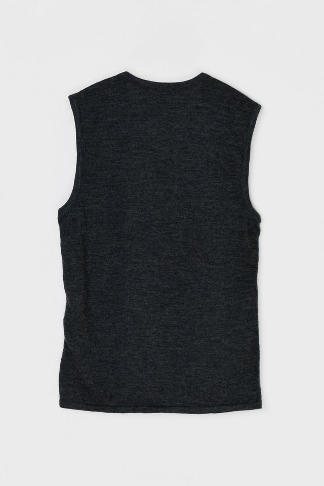 Vintage Y2k Armani Exchange Leather Mesh Vest #1