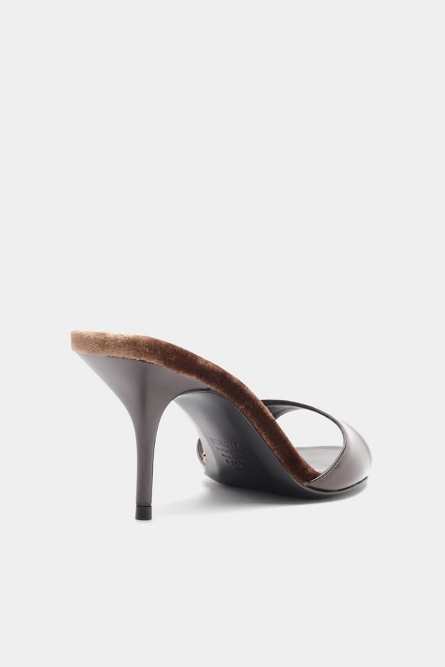 Schutz Elodie Velvet Mule Heel #3