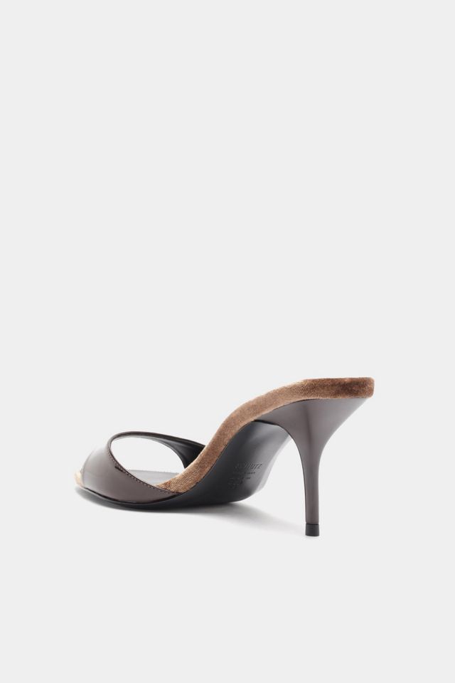 Schutz Elodie Velvet Mule Heel #4