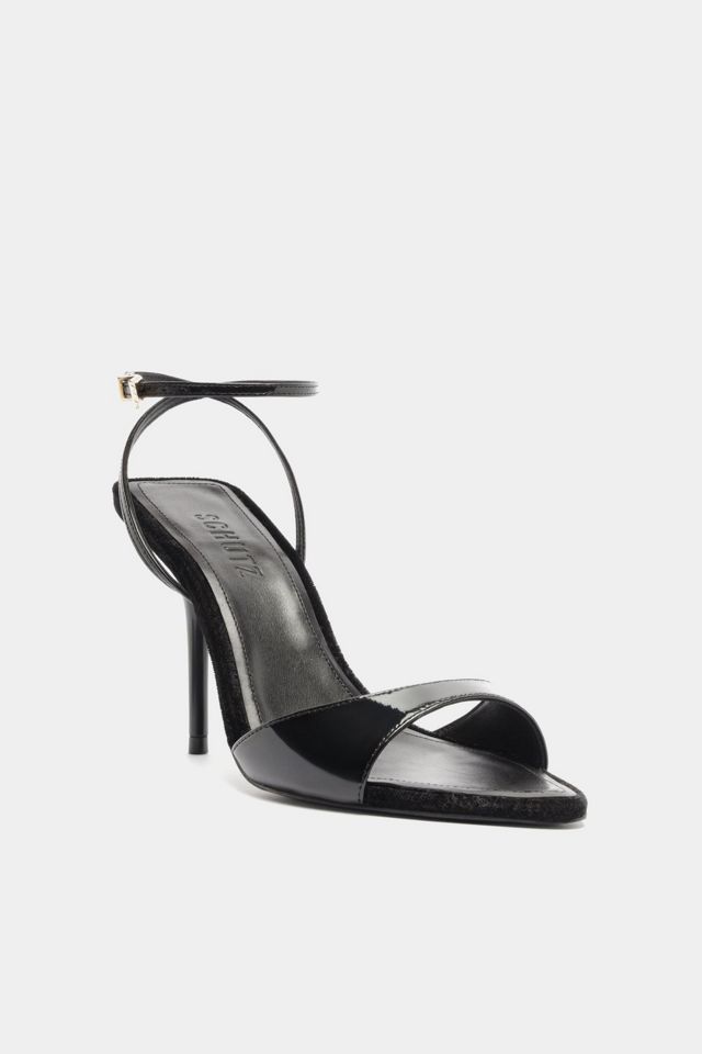 Schutz Elodie Velvet Buckle Heel #2