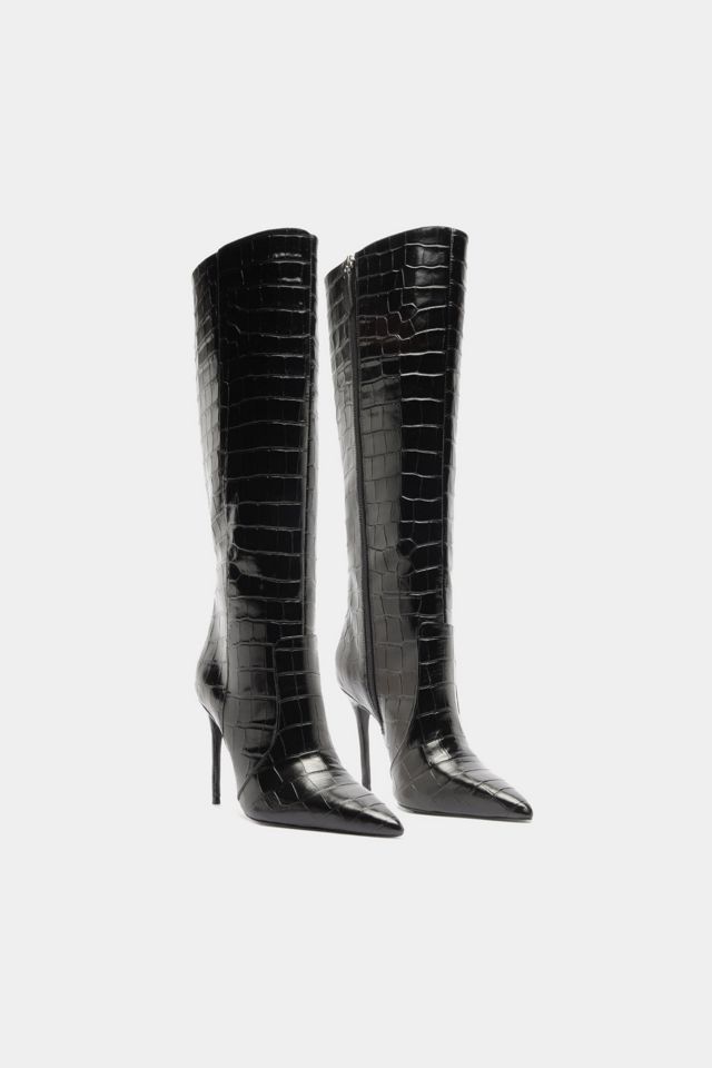 Schutz Samira Croc Booties #1