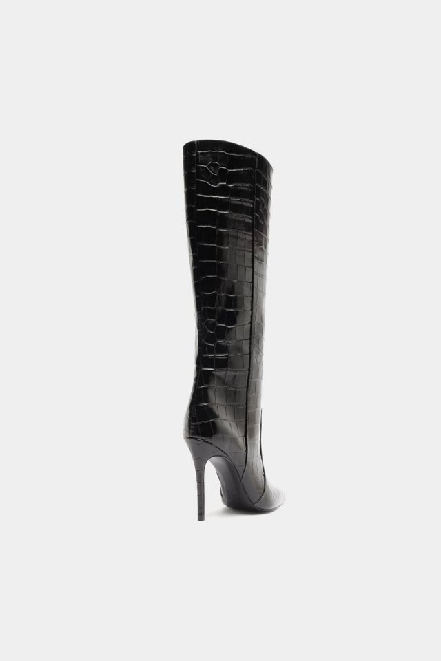 Schutz Samira Croc Booties #3