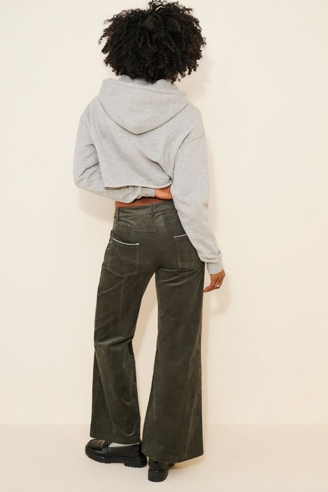 Daisy Street Corduroy Flared Trousers | Urban Outfitters