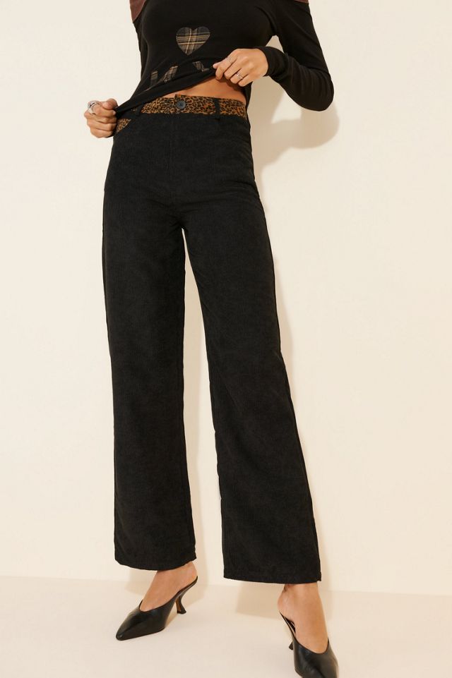 Daisy Street Corduroy Contrast Pocket Trouser | Urban Outfitters