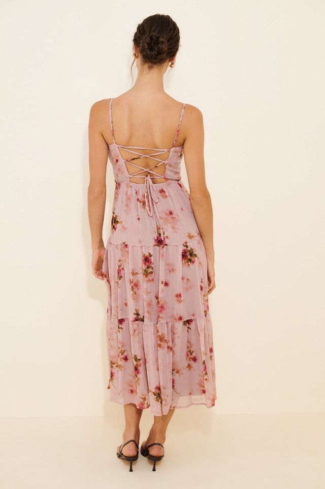 Lulu's Hendrix Tie Back Ankle Dress #1
