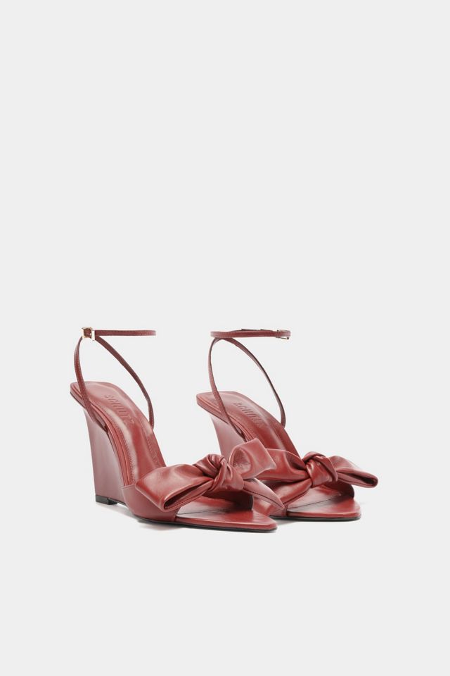 Schutz Elodie Bow Heeled Wedge #1