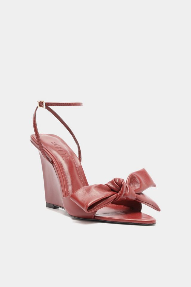 Schutz Elodie Bow Heeled Wedge #2