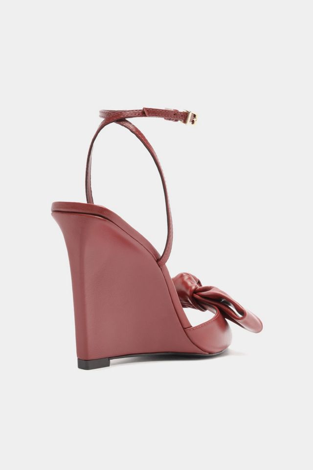 Schutz Elodie Bow Heeled Wedge #3