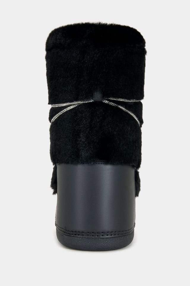 Azalea Wang Karmela Faux Fur Flatform Bootie #2
