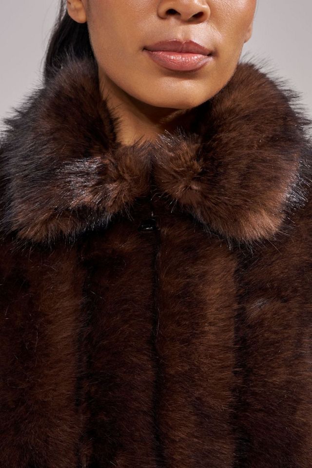Azalea Wang Kessia Faux Fur Jacket #4