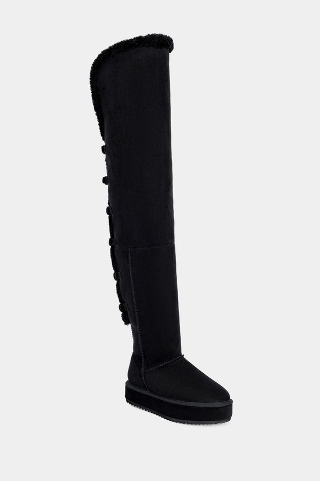 Azalea Wang Shea Fur Flatform Boot #1