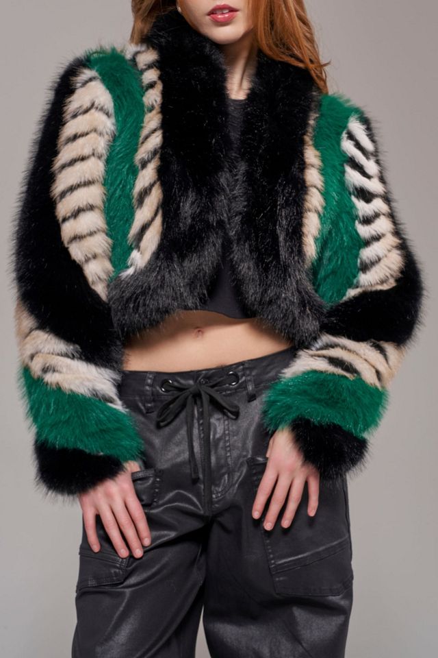 Azalea Wang Vesper Faux Fur Jacket #1