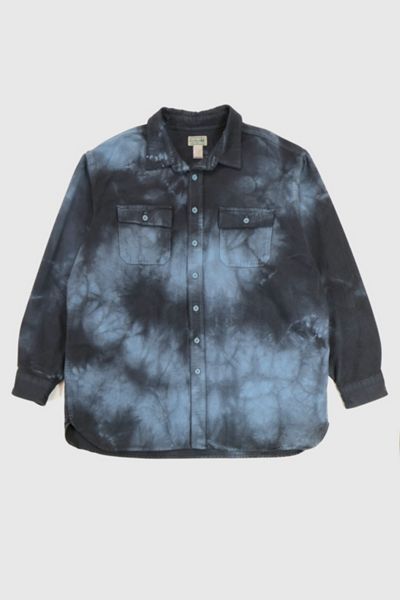 Vintage L.L. Bean Dye Tech Flannel Shirt