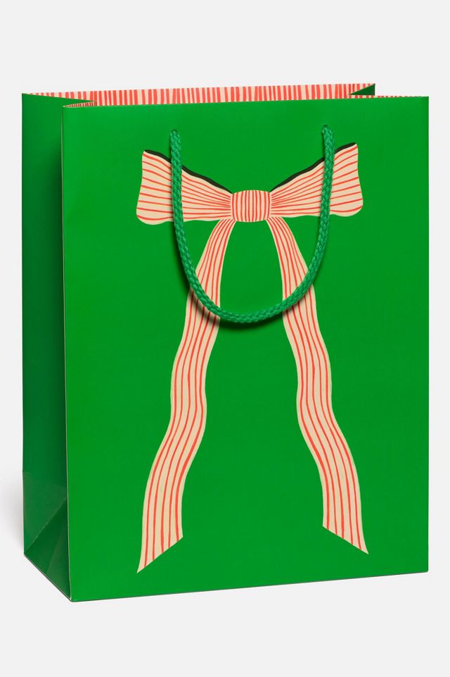 Red Cap Holiday Bow Large Bag #1