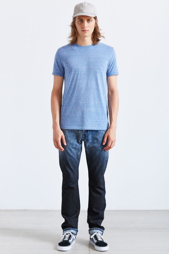 BDG Slim Fit Triblend Crew Neck Tee Urban Outfitters