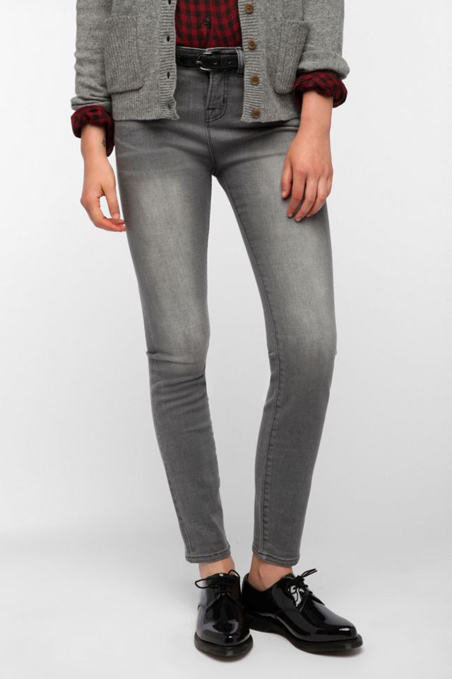 bdg ankle cigarette jeans BDG Cigarette High-Rise Jean - Silver