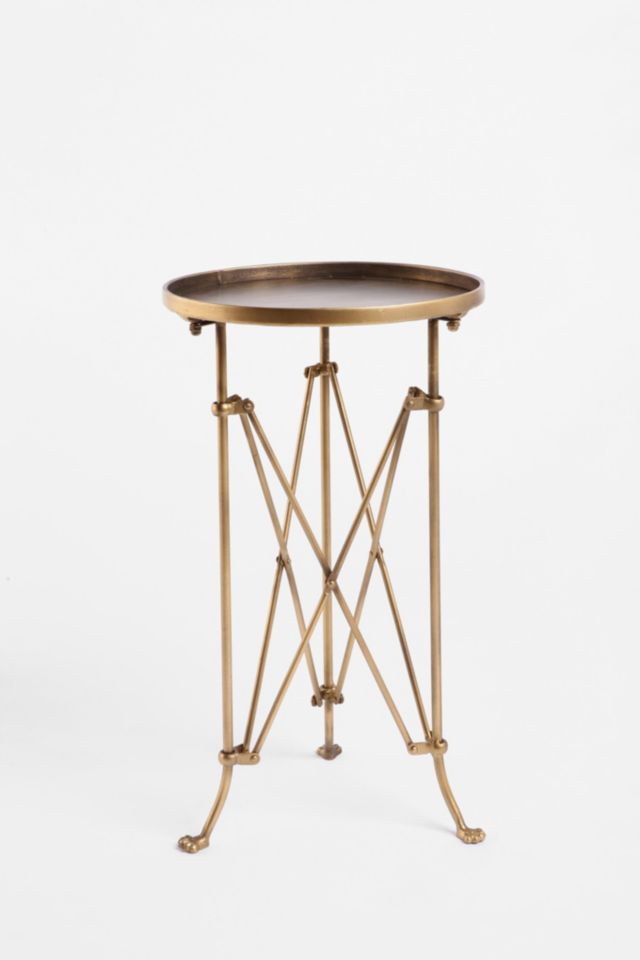 Metal Accordion Side Table #2