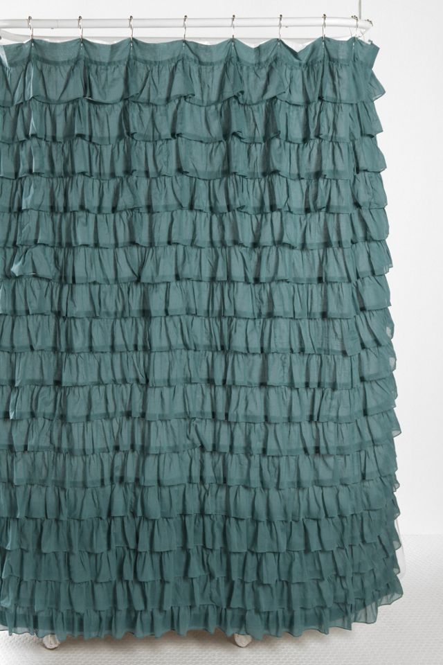 Waterfall Ruffle Shower Curtain | Urban Outfitters