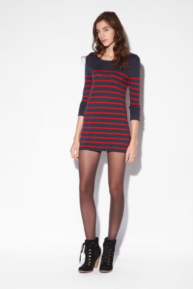BDG 3/4 Sleeve Striped Tunic #3