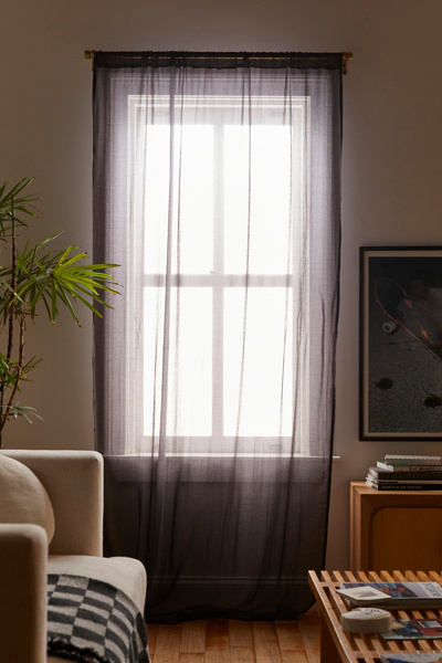 Urban Outfitters Chloe Gauze Curtain Panel - Thumbnail 4