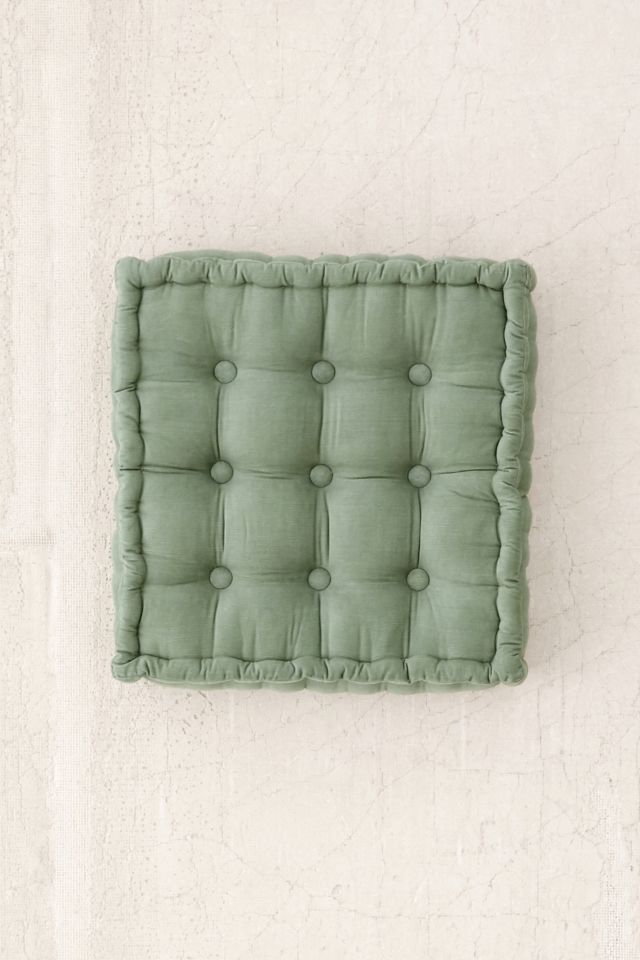 Tufted Corduroy Floor Pillow #1