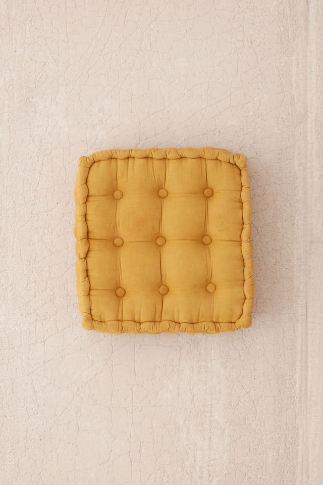 Tufted Corduroy Floor Pillow #1