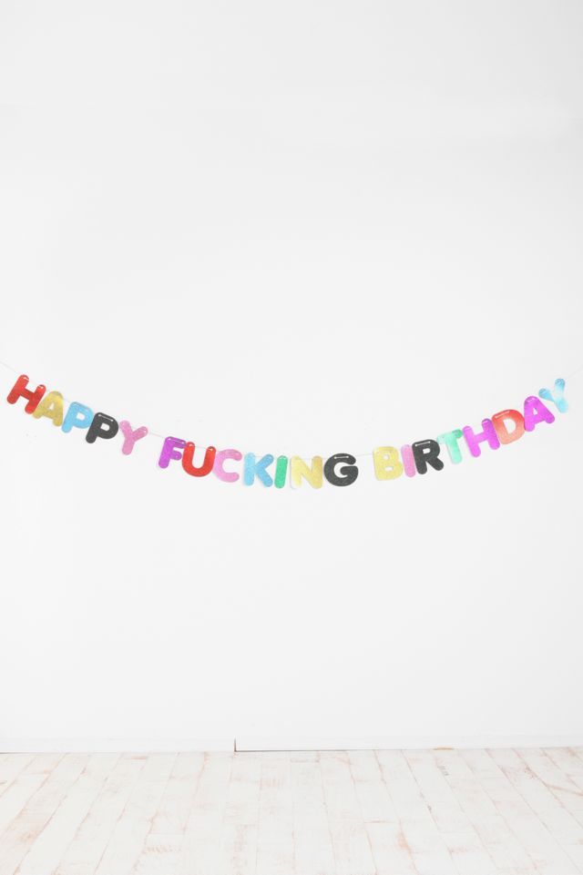Happy Birthday Party Banner | Urban Outfitters Canada