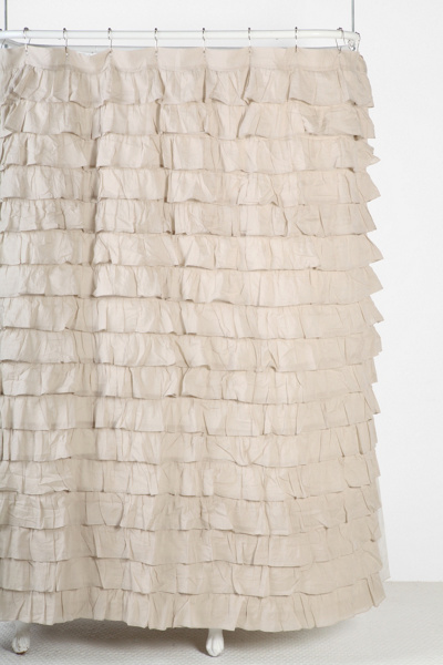 Waterfall Ruffle Shower Curtain | Urban Outfitters