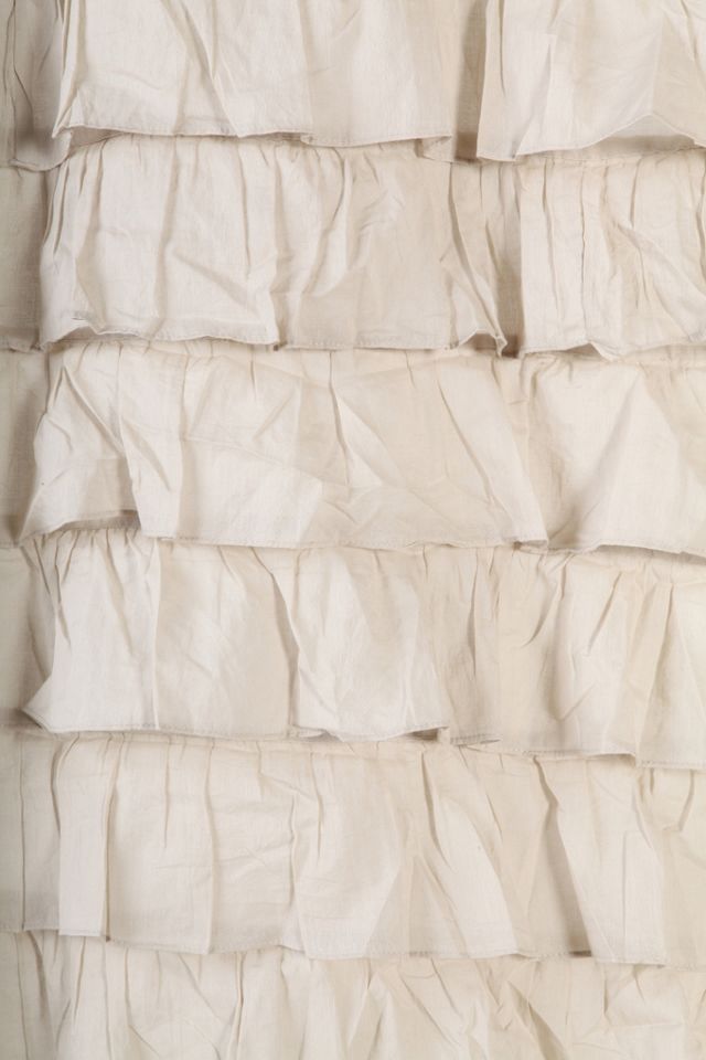 Waterfall Ruffle Shower Curtain | Urban Outfitters