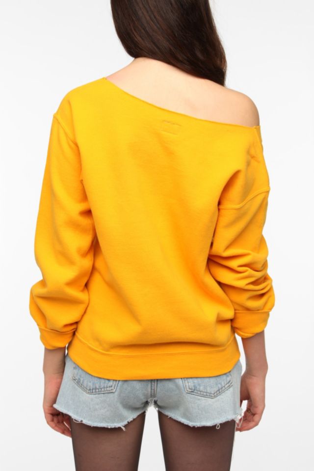Urban Renewal Off Shoulder Graphic Sweatshirt #2