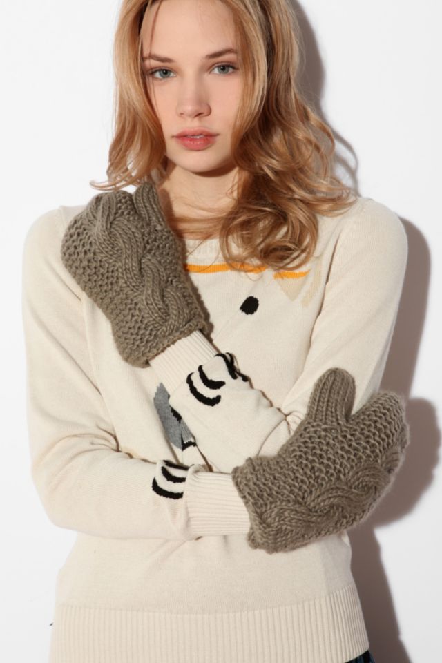 Cooperative Faux Fur Lined Cozy Mitten #1