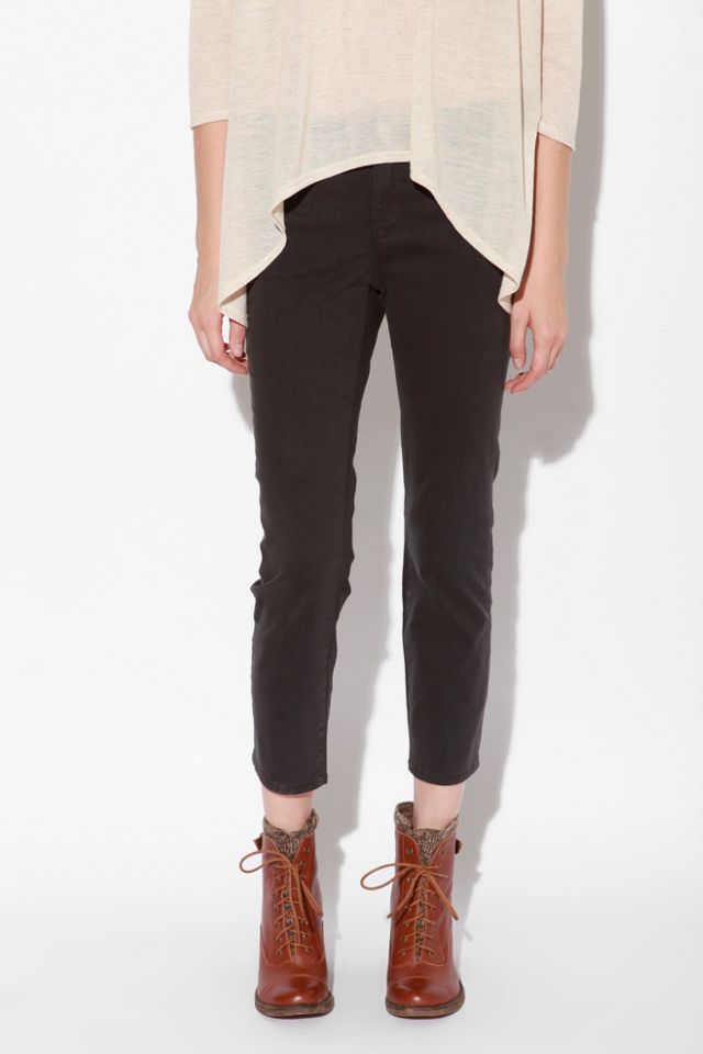 cigarette pants urban outfitters BDG Twill Grazer Cigarette Pant - Black