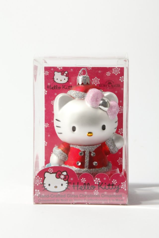 Hello Kitty Blown Glass Ornament #1