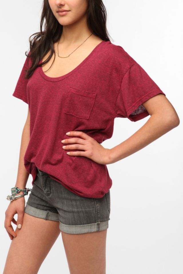 Truly Madly Deeply Scoopneck Pocket Tee #1