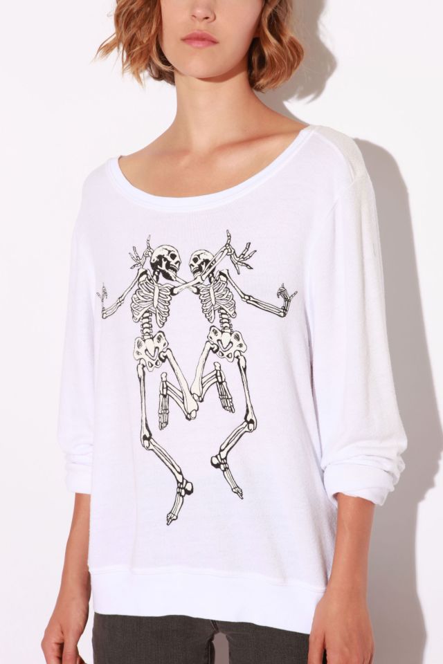 Wildfox skeleton online sweatshirt