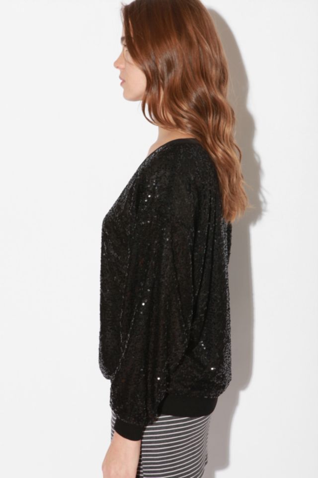 Lucca Couture Sequin V-Neck Top #1