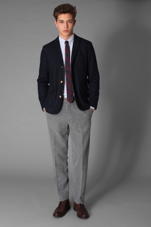 J. Press For Urban Outfitters Solid Wool Trouser #3