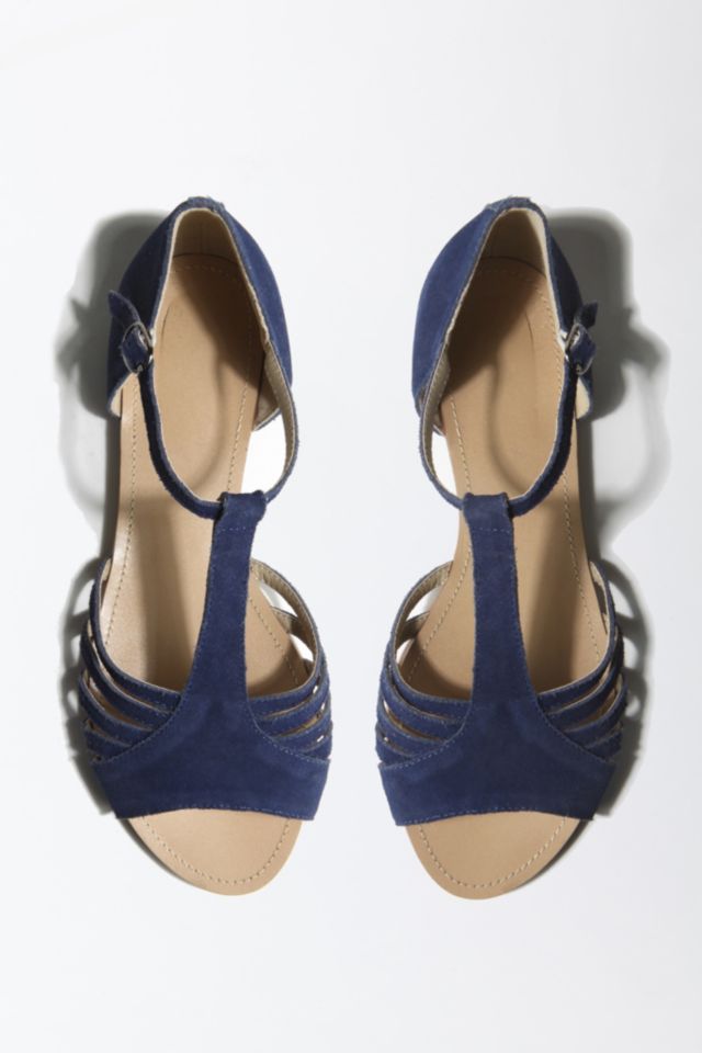 Cooperative Suede T-Strap Sandal #2