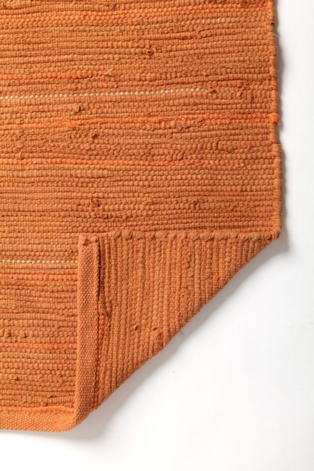 4x6 Solid Rag Handmade Rug #2
