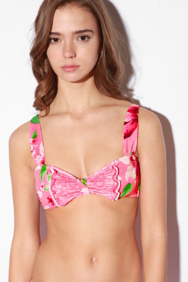 Betsey Johnson Cabbage Rose Bikini  #1