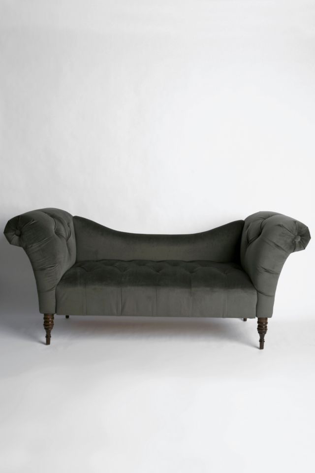 Antoinette Fainting Sofa - Carbon #1
