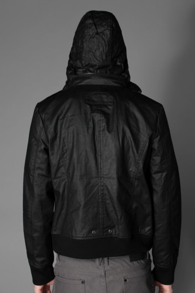 MG Black Label Triumph Coated Cotton Moto Jacket #2