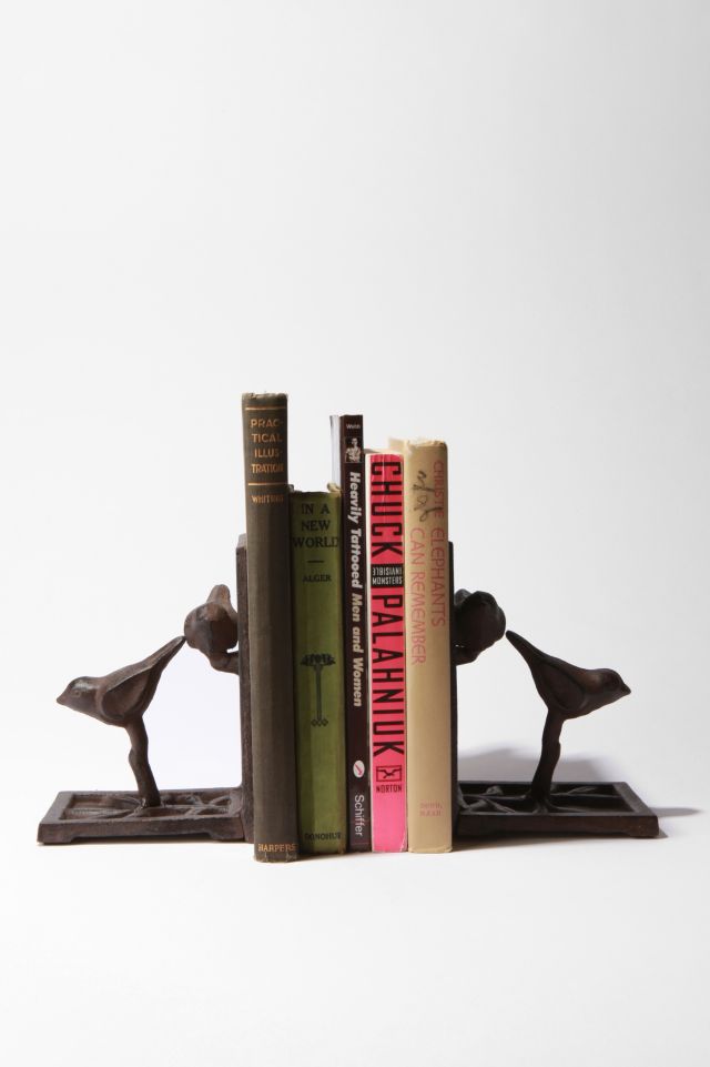 Bird and Lattice Bookend Set of 2 Urban Outfitters