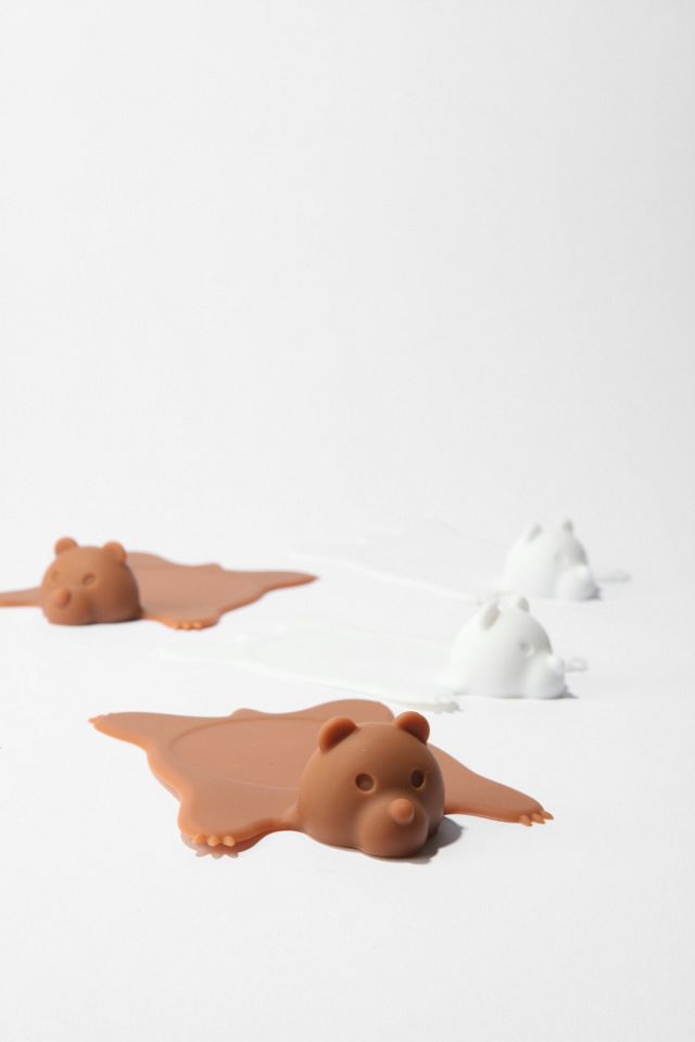 Bear Rug Coaster - Set of 4 | Urban Outfitters
