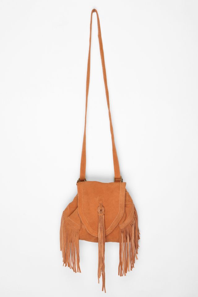 Ecote Suede Fringe Backpack Urban Outfitters Canada