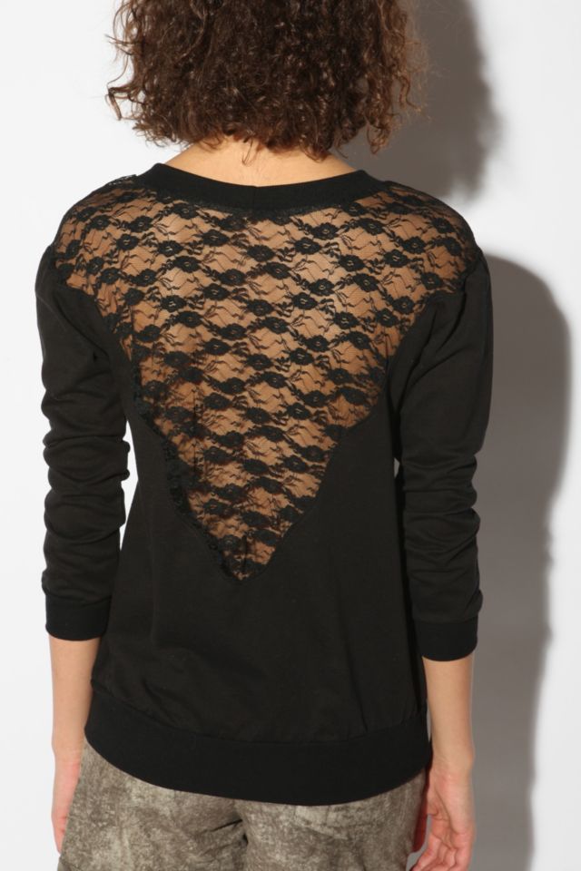 Lace 2025 back sweatshirt