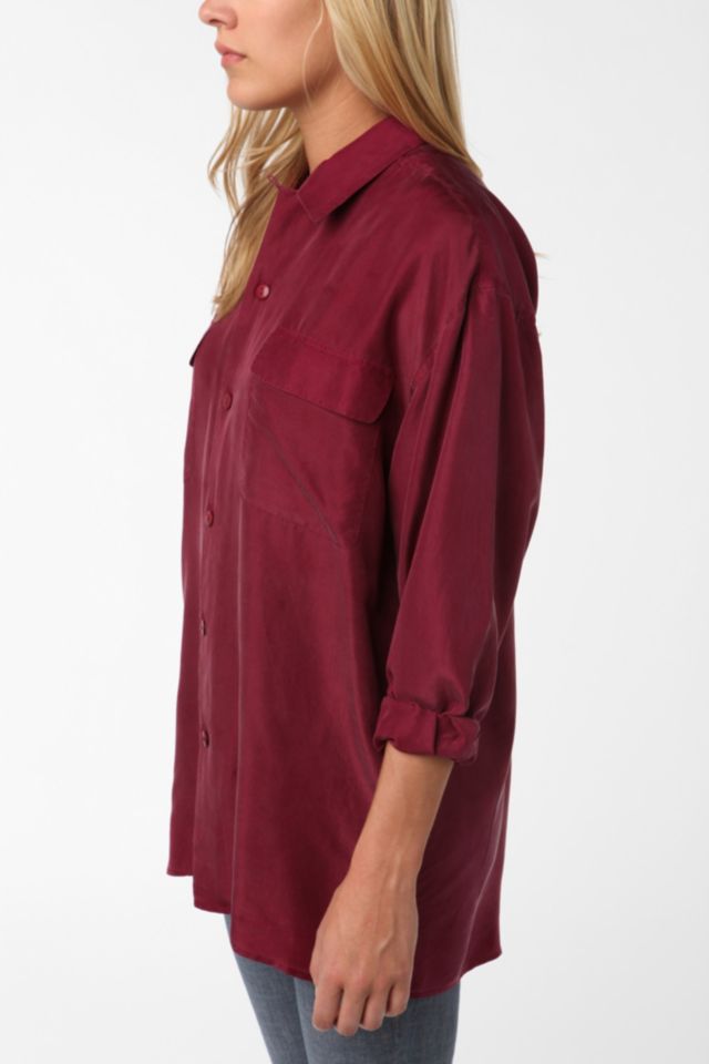 Urban Renewal Vintage Oversize Silk Shirt #1