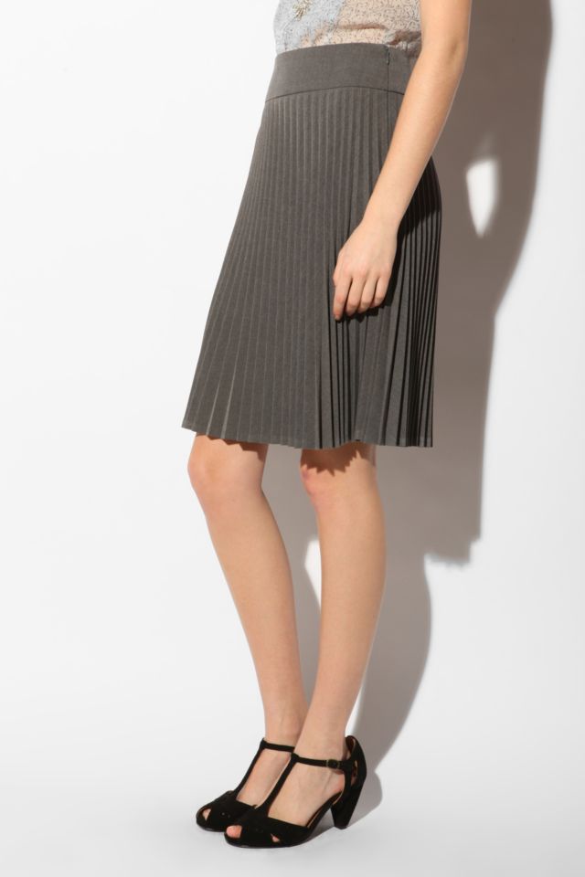 Pins and Needles Pleated Knee-Length Skirt #1
